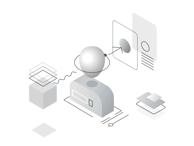 Server and database connection illustration